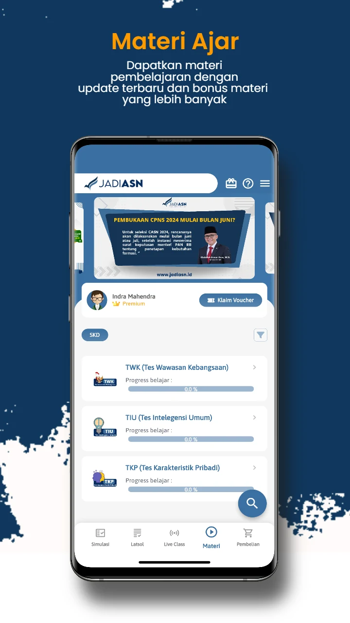 JadiASN - Bimbel CPNS 2026 screenshot